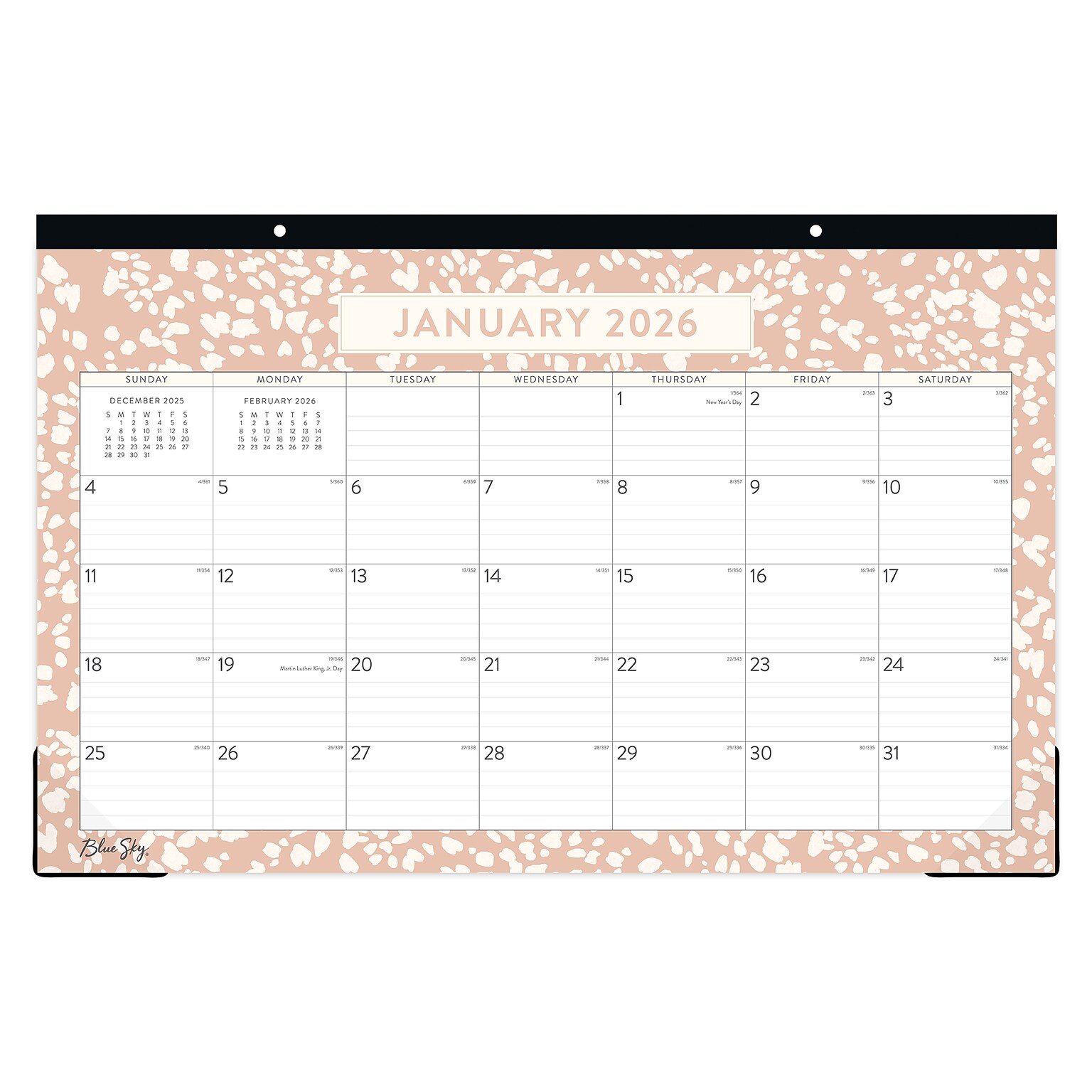 2026 Blue Sky Natalya 17 x 11 Monthly Desk Calendar (148771-26)