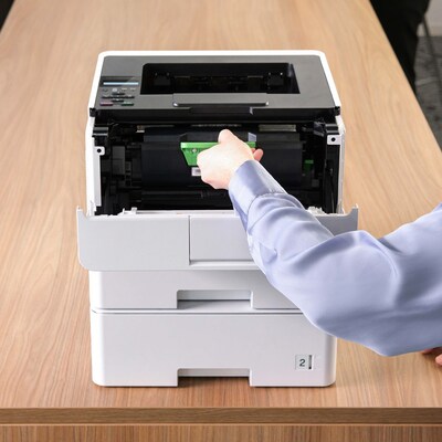 Brother HL-L6210DWT Business Monochrome Laser Printer, Dual Paper Trays, Wireless Networking