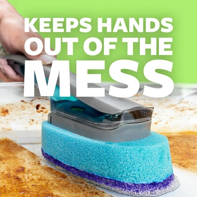 Scotch-Brite Soap Control Non-Scratch Dishwand, Blue (451U-4)