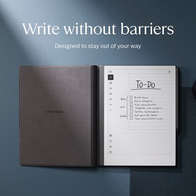 reMarkable Polymer Weave 10.3" Book Folio for reMarkable 2, Gray (RM314)