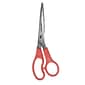 Westcott All Purpose Value 8" Stainless Steel Standard Scissors, Pointed Tip, Red (40618)