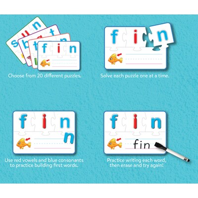 Teacher Created Resources Learning Puzzle: First Words, 48/Set (TCR6014)
