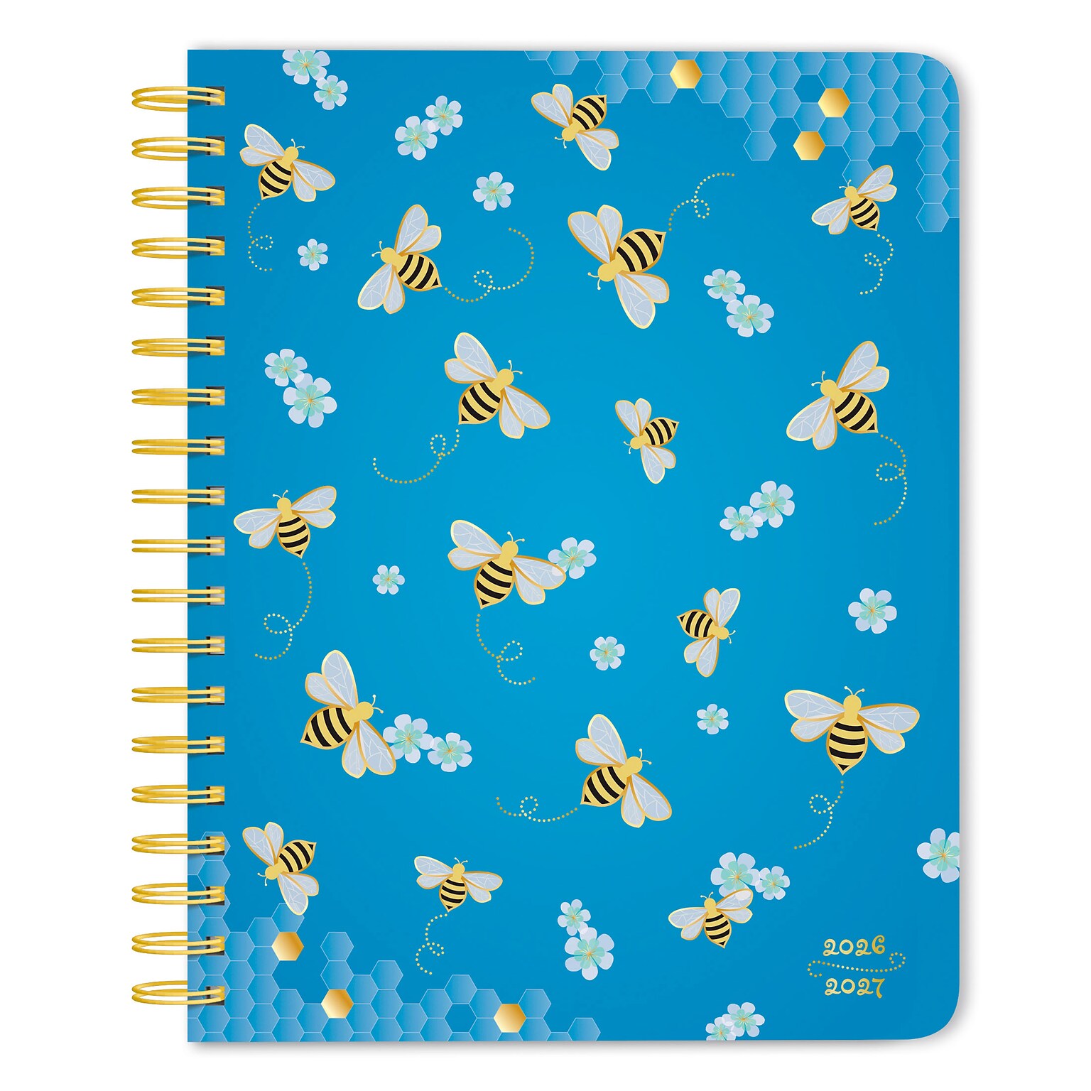 2026-2027 BrownTrout Busy Bees Wire-O 6.5 x 7.75 Academic Year Weekly Student Planner, Paperboard Cover (9798330708161)