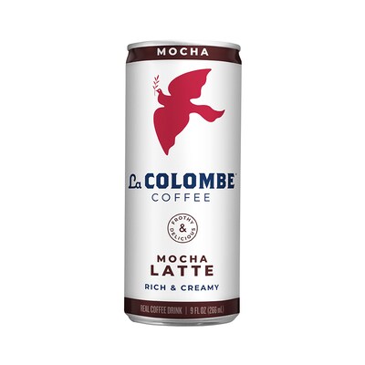 La Colombe Draft Mocha Latte Caffeinated Cold Brew Coffee, Medium Roast, 9 Fl. Oz., 12/Carton (PPPURC1202)