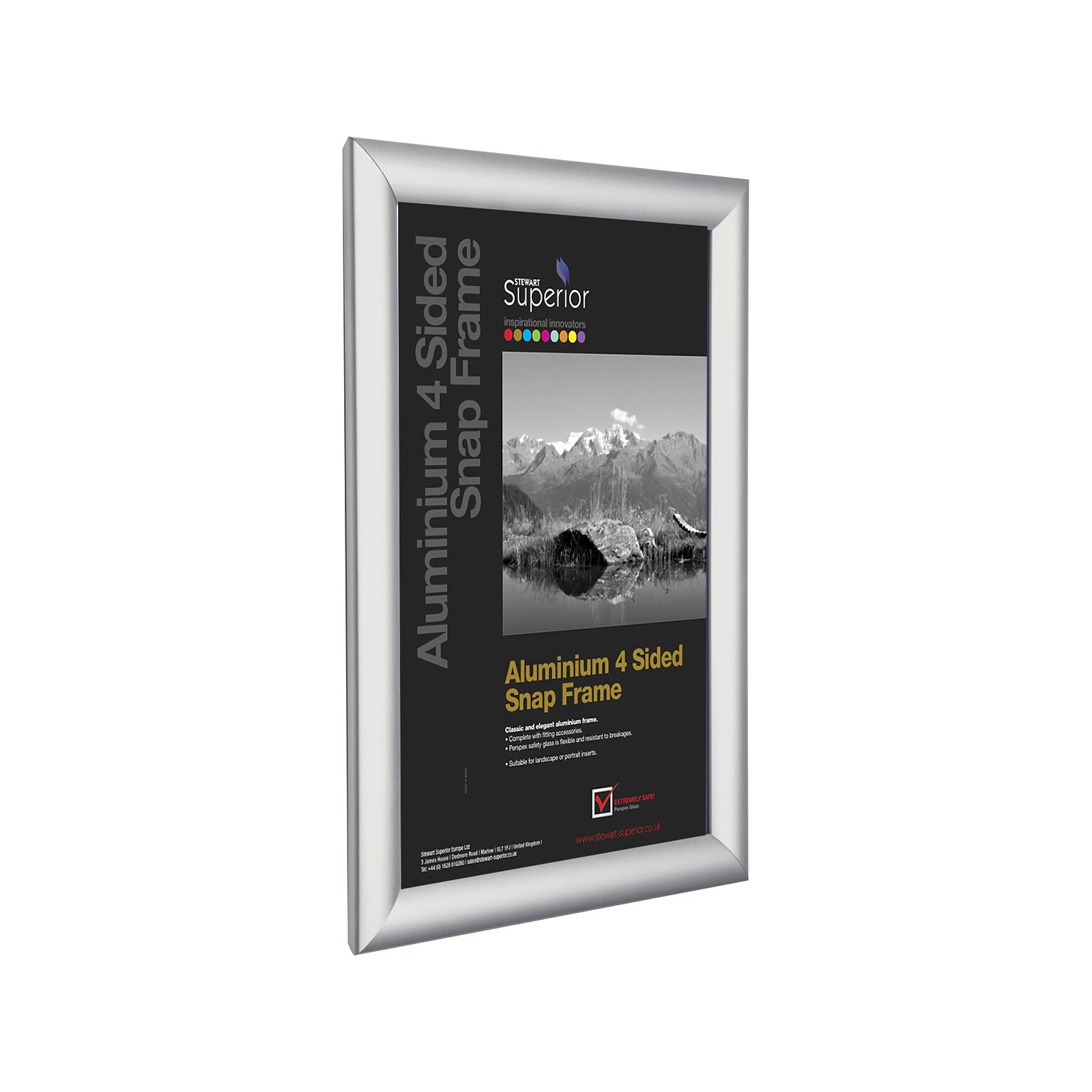 Seco 12 x 18 Aluminum Picture Frame, Silver (SN1218-SV)