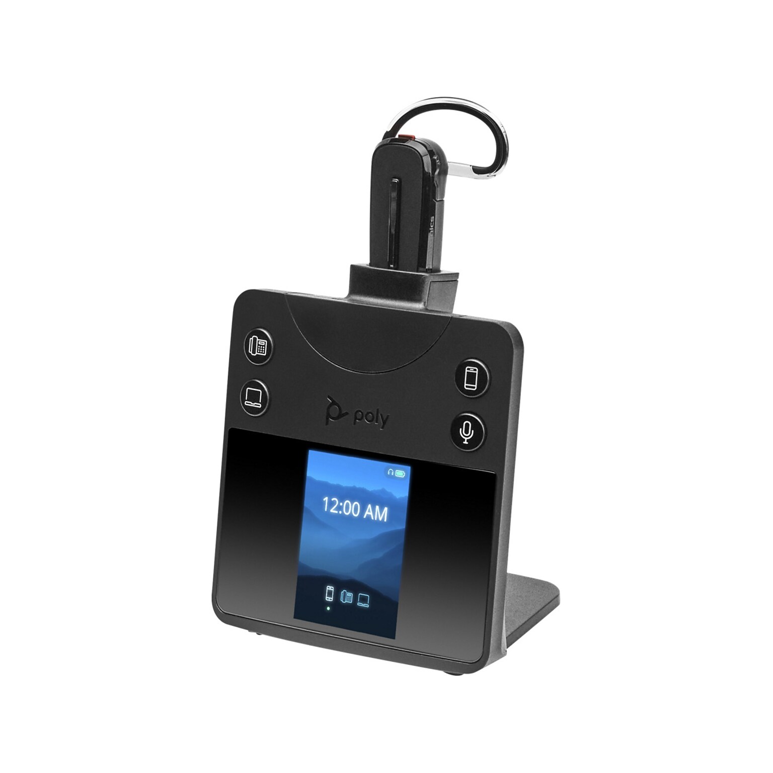 Poly SAVI 8445 Office Wireless Bluetooth Mono Over-the-Ear Headset, MS Certified (8L7F1AA#ABA)