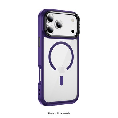 SaharaCase Raider Series MagSafe Phone Case for iPhone 17 Pro, Shock Absorbing, Purple Orchid (CP00982)