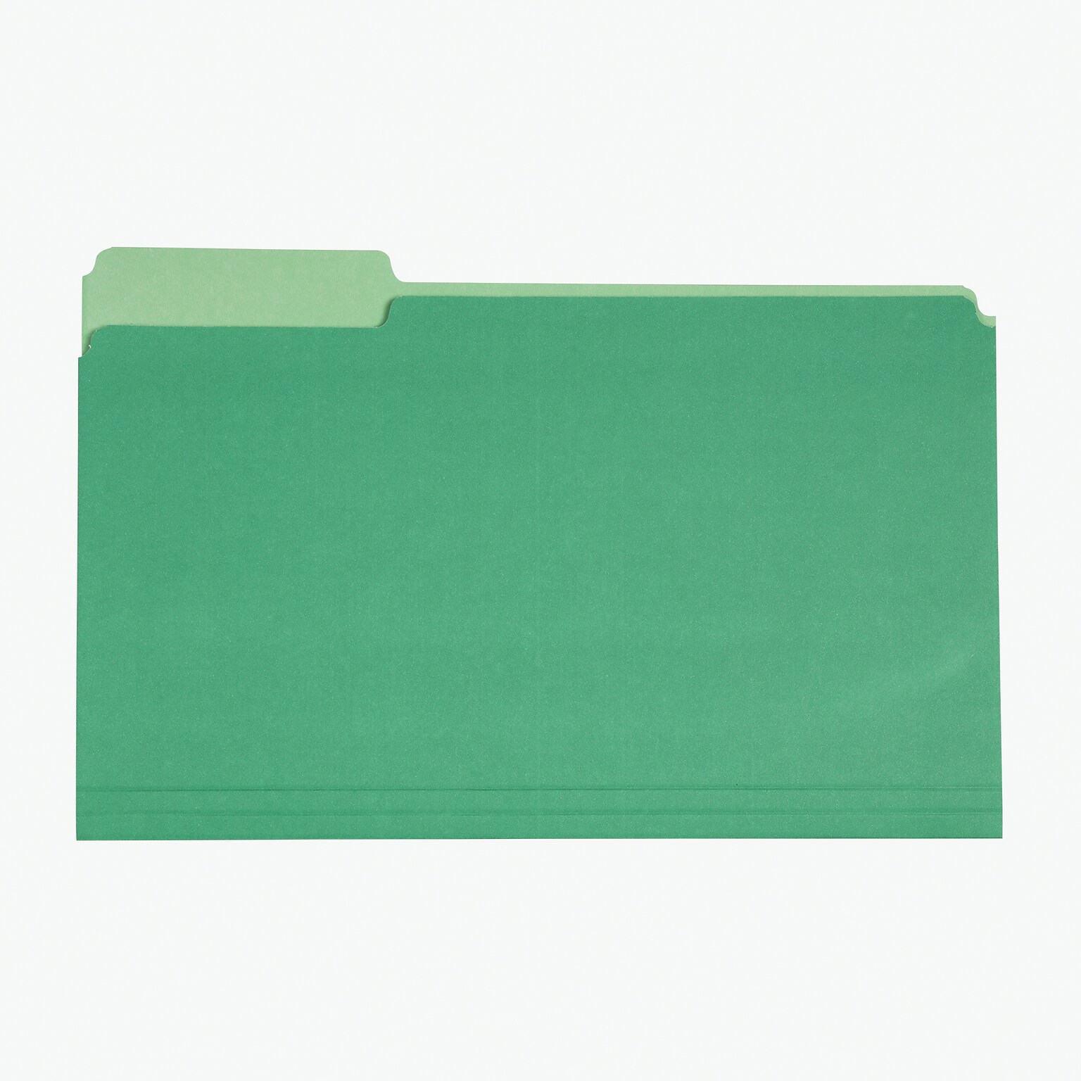 Pendaflex File Folder, Straight Cut, Assorted, Legal Size, Bright Green, 100/Box (153 1/3 BGR)