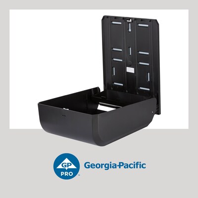 Georgia-Pacific Combi-Fold Vista Folded Paper Towel Dispenser, Black (56650A)