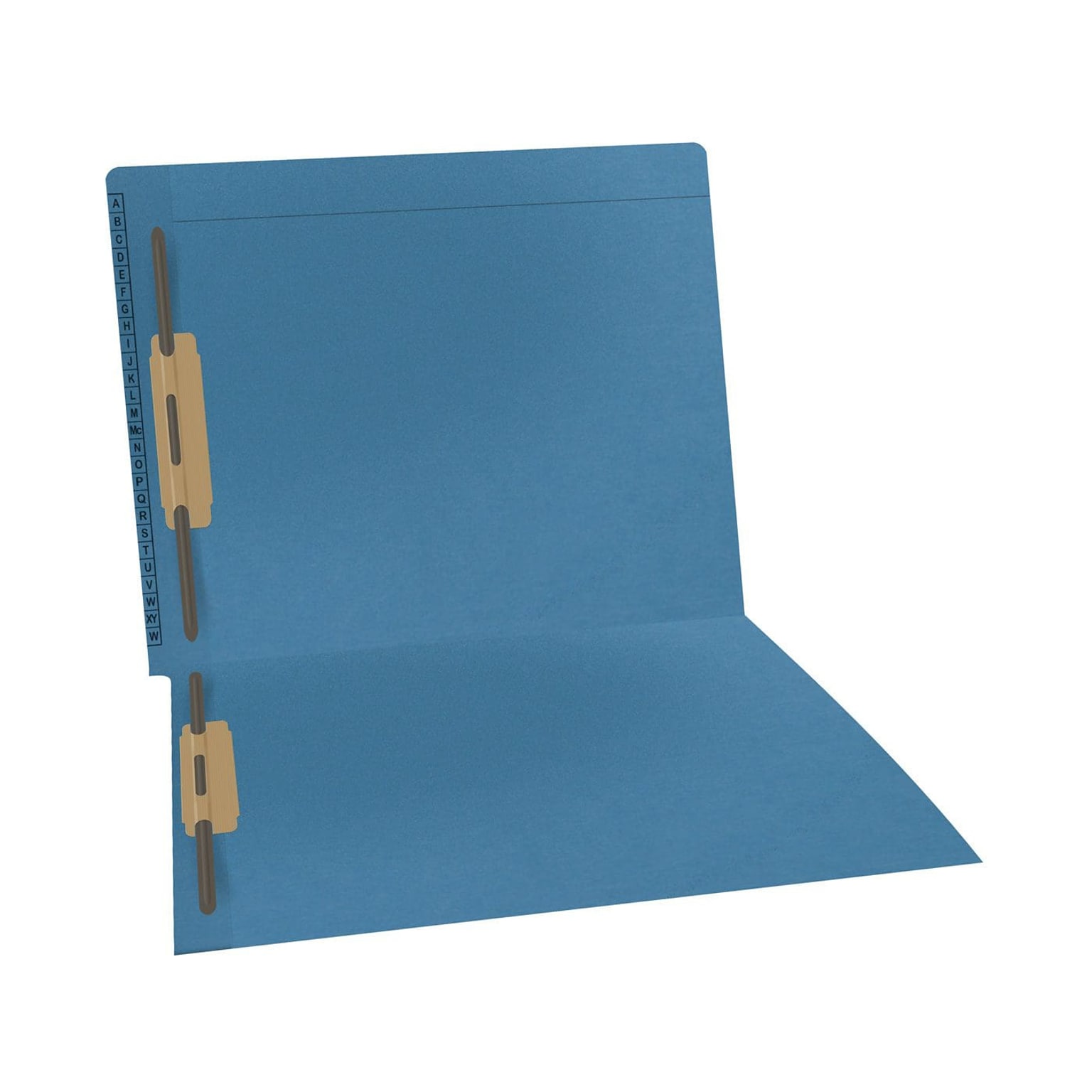 Medical Arts Press Kardex Match Reinforced End Tab File Folder, Letter-Size, Blue, 50/Box (F1180-BLU)