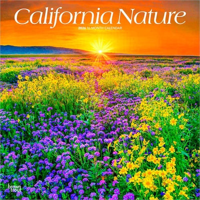 2026 BrownTrout California Nature 12 x 12 Monthly Wall Calendar (9798330702732)
