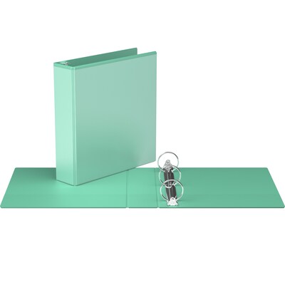 Davis Group, 2, 8.5 x 11, Round Ring View Binder, Pastel Color, Mint, 6/Pack (7413-14-06)