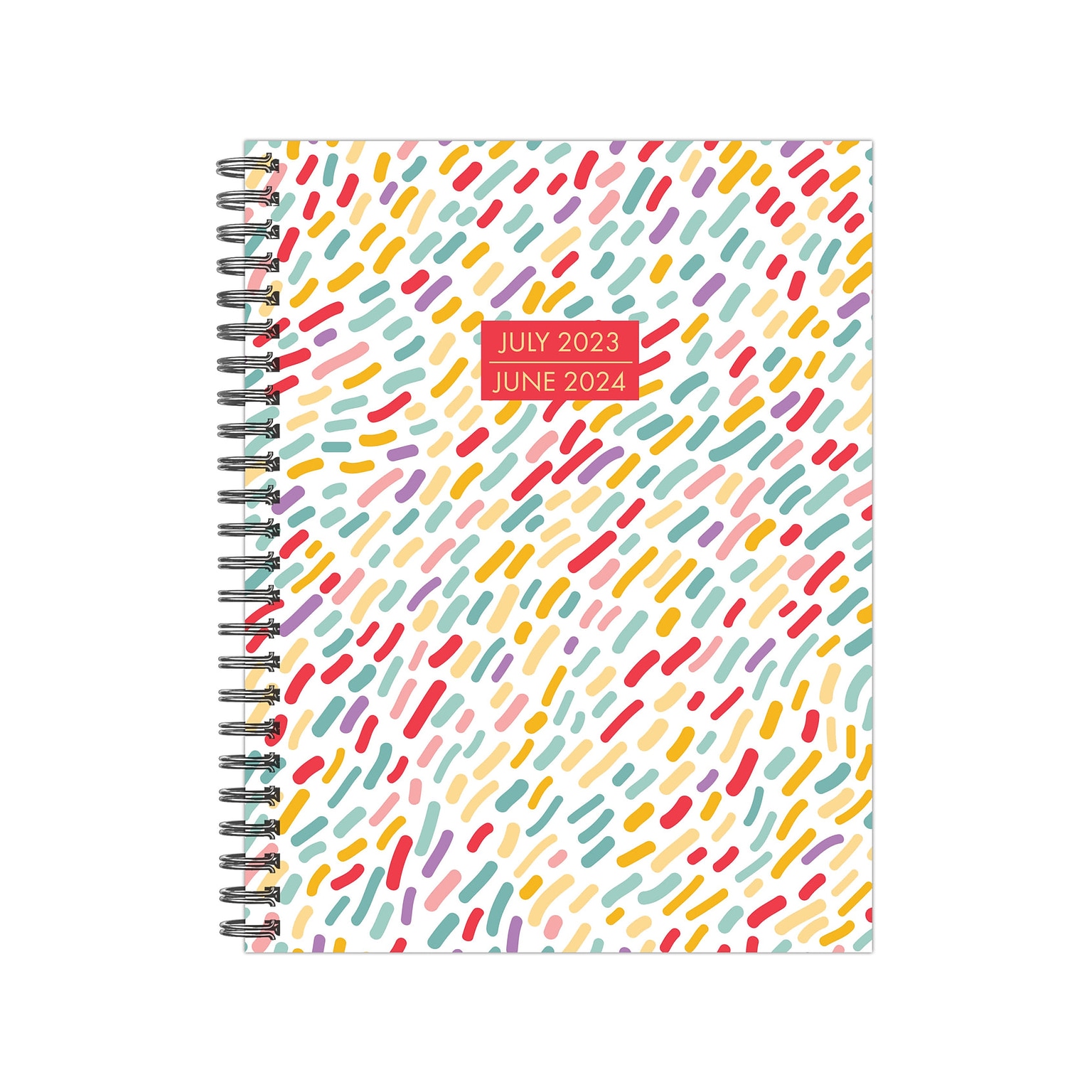 2023-2024 Willow Creek Dainty Dotted 8.5 x 11 Academic Weekly & Monthly Planner, Paperboard Cover, Multicolor (37621)