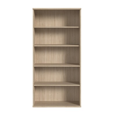 Bush Business Furniture Studio C Tall 5 Shelf Bookcase, Natural Elm (SCB136NE)