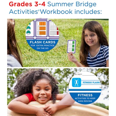 Summer Bridge Activities Summer Bridge Essentials Backpack, Grade 3-4 Workbook, 8/Set (CD-745385B)