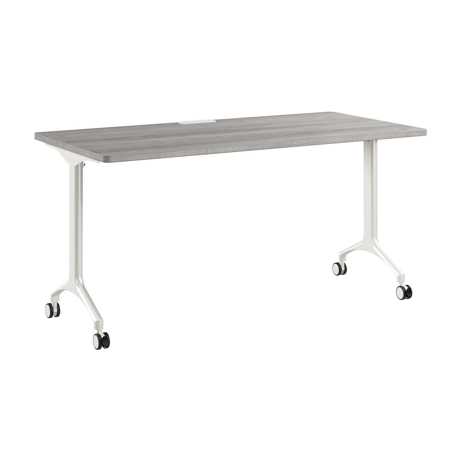 Bush Business Furniture Synergy 60W Rectangular Conference Table, Platinum Gray (SGD260PG)