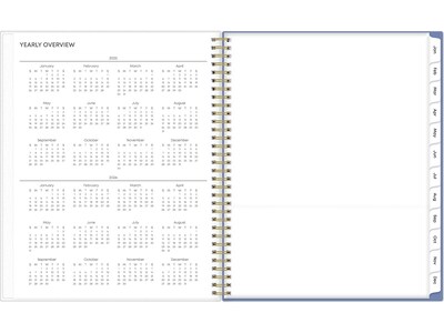 2025 Blue Sky Cocorrina 8.5" x 11" Weekly & Monthly Planner, Plastic Cover, Multicolor (143696-25)