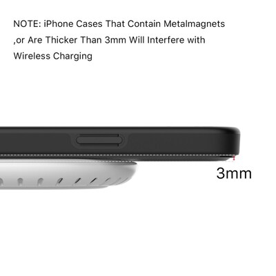 MyBat Pro Wireless Fast Charging Pad 15W, Universal Compatibility, White (CGW311001)