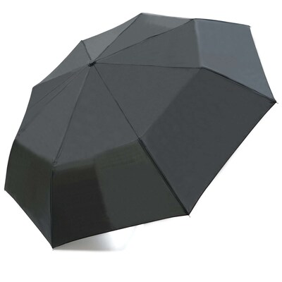 Household Helpers Manual Opening Travel Umbrella Shelf Display, Black, 6/Box, 6 Boxes/Carton (12219)