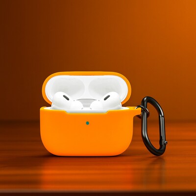 SaharaCase Venture Series Silicone Case Kit for AirPods Pro 3, Anti-Shock Material, Blazing Orange (HP00210)