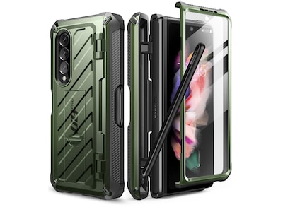 SUPCASE Unicorn Beetle PRO Dark Green Rugged Case for Samsung Galaxy Z Fold4 (SUP-Galaxy2022-ZFold4-5G-UBPro-SP-Guldan)