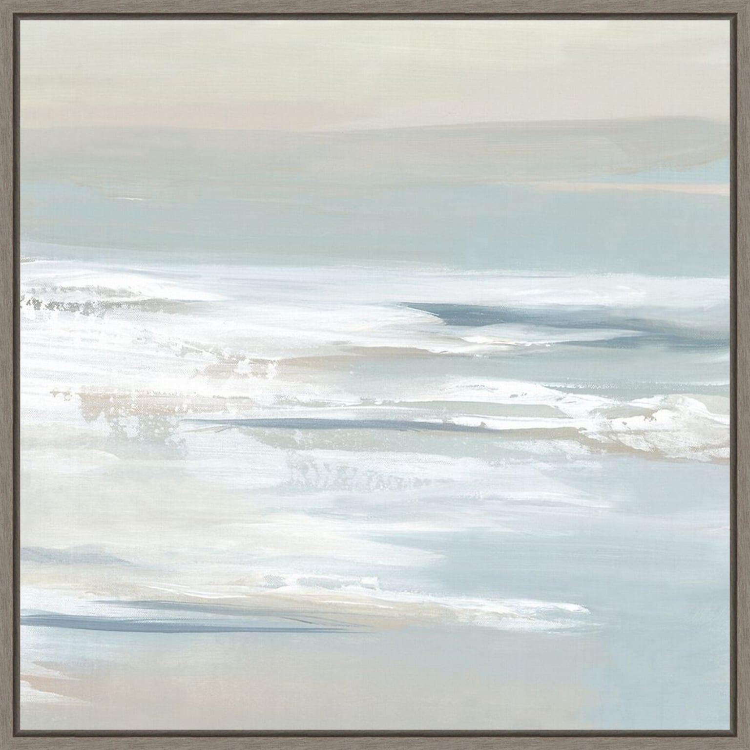 Amanti Art Shadows of the Sea I by Lera Framed Canvas Wall Art Print, 30 x 30 (A42678024568)