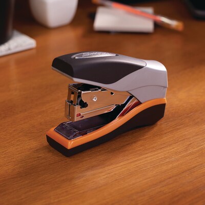 Swingline Optima 40 Compact Reduced Effort Stapler, 40-Sheet Capacity, Black/Silver (87842)