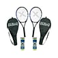 Xcello Sports 2-Player Aluminum Tennis Racket Set, Multicolor (XS-T-RS-27)
