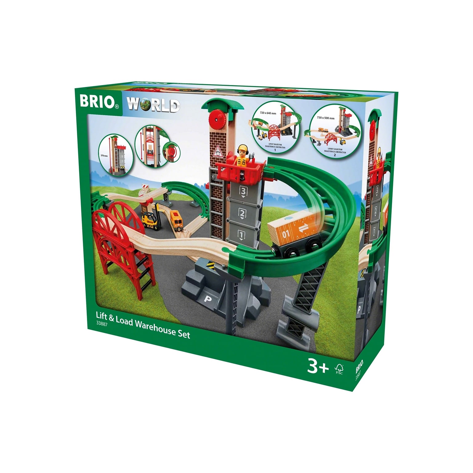 Ravensburger Brio Lift & Load Warehouse Set (63388700)