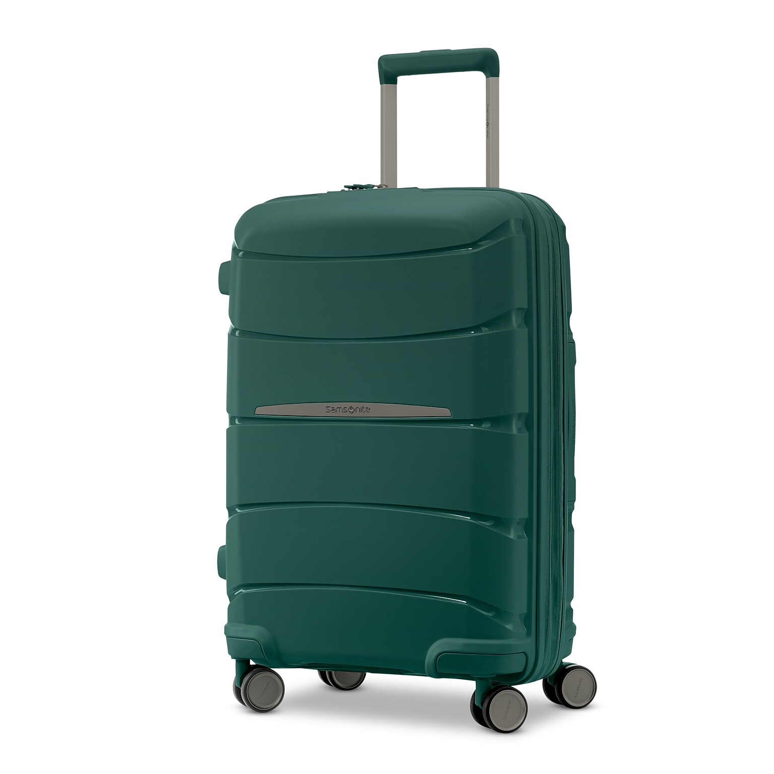 Samsonite Outline Pro 10.0 Hardside Carry-On Suitcase, 4-Wheeled Spinner, Emerald Green (137393-1327)