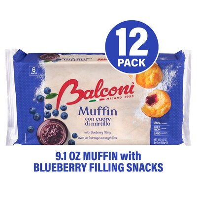 Balconi Blueberry Muffin, 72/Pack (600-04189)