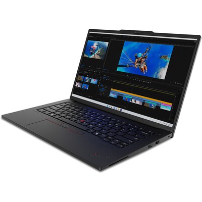 Lenovo ThinkPad P14s Gen 5 14.5" AI Laptop, Copilot, Intel Core Ultra 7 155H, 1.4GHz, 16GB RAM, 512GB SSD, Windows 11 Pro, Black