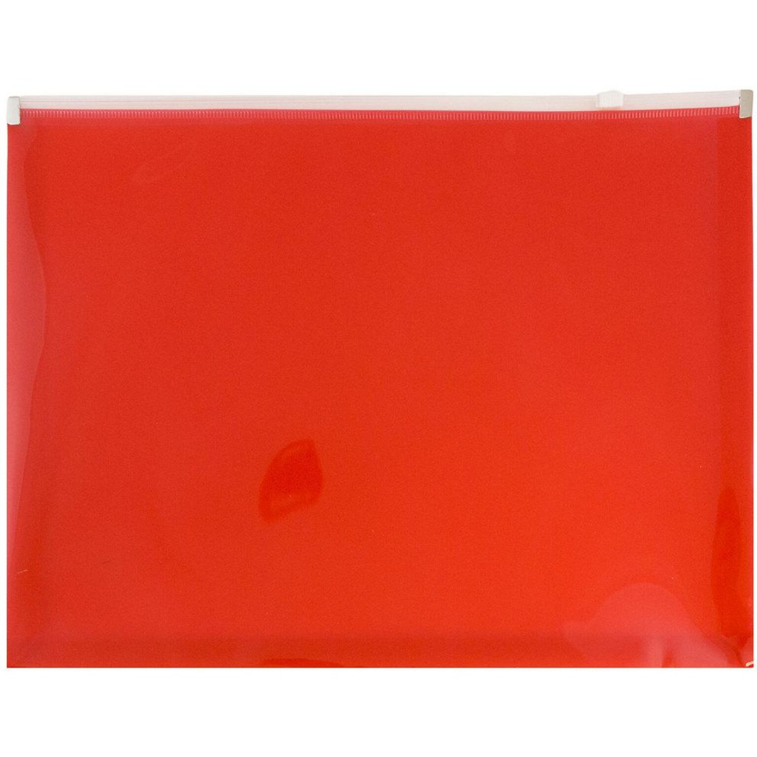 JAM Paper Premium Plastic Document File, Letter, Red, 3/Pack (218Z1REX3)
