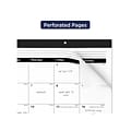 2023-2024 AT-A-GLANCE 21.75 x 17 Academic Monthly Desk Pad Calendar, White/Black (SK2416-00-24)