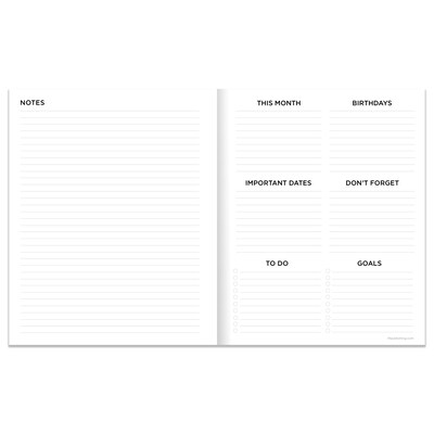 2025-2026 TF Publishing Vivid Jungle 6" x 8" Academic Year Monthly Planner, Paperboard Cover, Multicolored (AY26-4210)