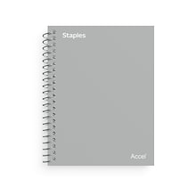 TRU RED™ Premium Mini 1-Subject Notebook, 3.5 x 5.5, College Ruled, Gray (TR58291)