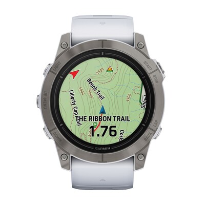 Garmin epix Pro (Gen 2) Sapphire Edition Smartwatch, 51-mm, Titanium Bezel with Whitestone Band (010-02804-10)