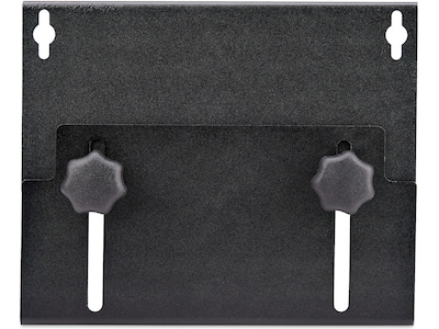 StarTech Adjustable PC Wall Mount Bracket, Up to 40 lbs. Computers, Black (2NS-CPU-WALL-MOUNT)