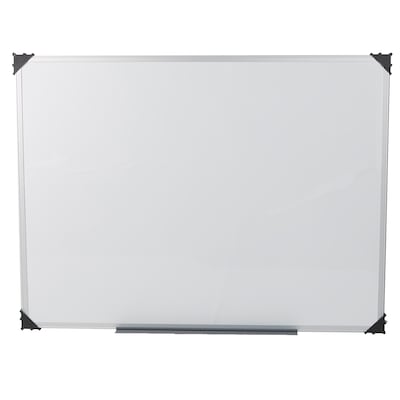 Mind Reader Dry-Erase Whiteboard Wall Mount With Eraser Marker Shelf, 36 x 48 (OFFBOARD-WHT)