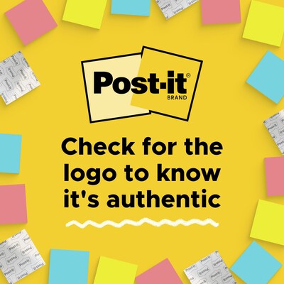 Post-it Notes, 3" x 5", Poptimistic Collection, 100 Sheet/Pad, 5 Pads/Pack (655-5PK)