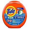 Tide PODS 3-in-1 Laundry Detergent Capsules, Original Scent, 62 oz., 81 Capsules, 4/Carton (93045CT)