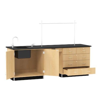 Diversified Woodcrafts 96W Instructors Desk, Wood (1116K-L)