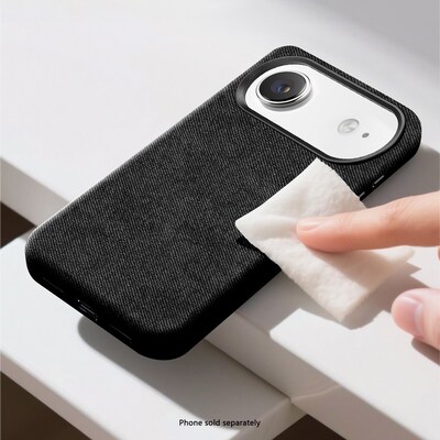 SaharaCase Indy MagSafe Phone Case for iPhone 17 Air, Shock Absorbing, Black (CP01077)