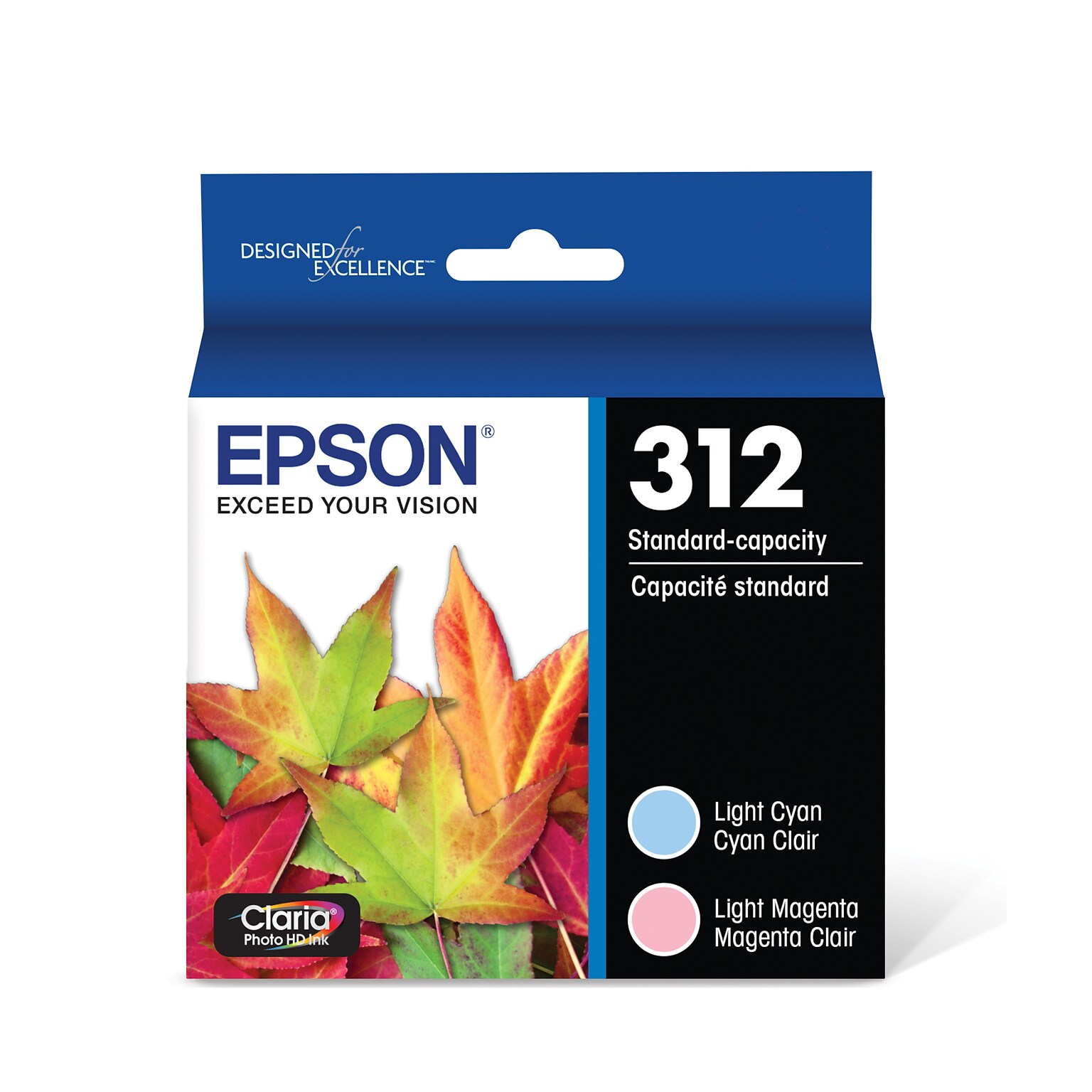 Epson 312 Cyan/Magenta/Yellow Standard Yield Ink Cartridge (T312923-S)