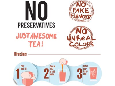 Java House Ted's Famous Cold Brewed White Peach Green Tea Pods, 12/Carton (FC900T70)