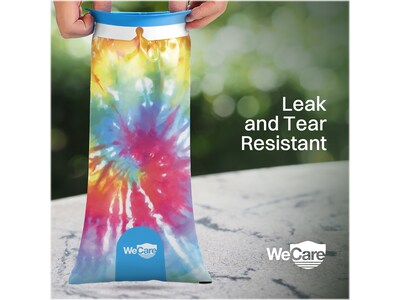 WeCare Tie-Dye Kids' Disposable Emesis Bag for Nausea and Motion Sickness, Multicolor (WC-EMES-T-5)