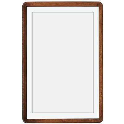 Excello Brands 12 x 18 Wood Picture Frame, Brown (PF-1218-BTWD)