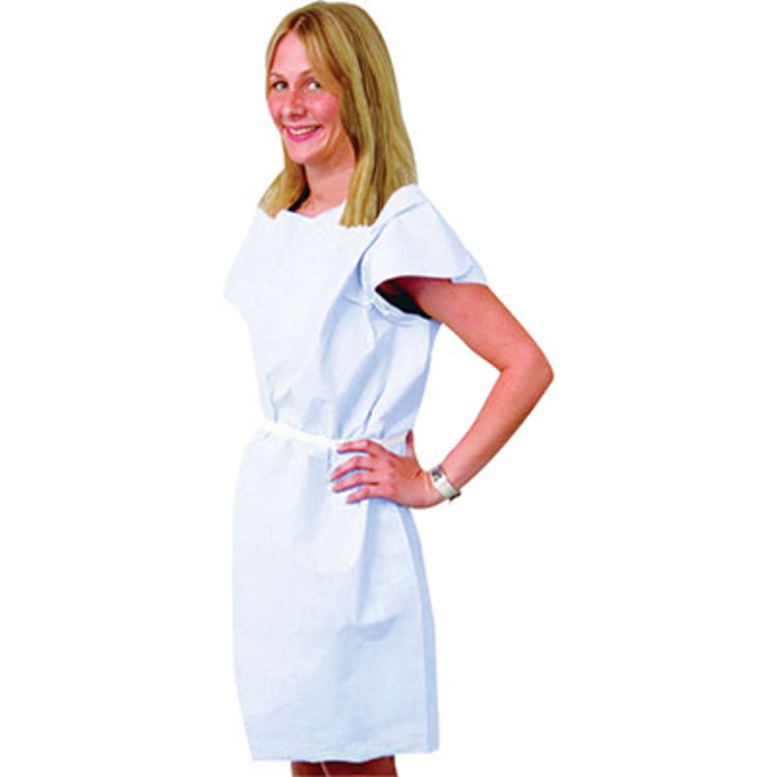 Medical Arts Press® Disposable Standard Exam Gowns; Blue