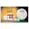 Medical Arts Press® Dual-Imprint Peel-Off Sticker Appointment Cards; Toothguy® Floss & Brush