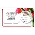 Medical Arts Press® Dual-Imprint Peel-Off Sticker Appointment Cards; Tulip